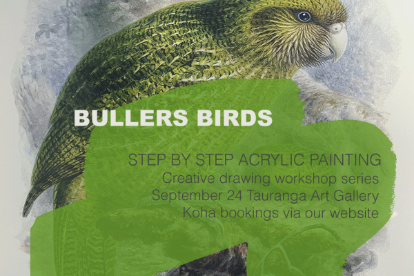 Creative Drawing workshop – Buller's birds